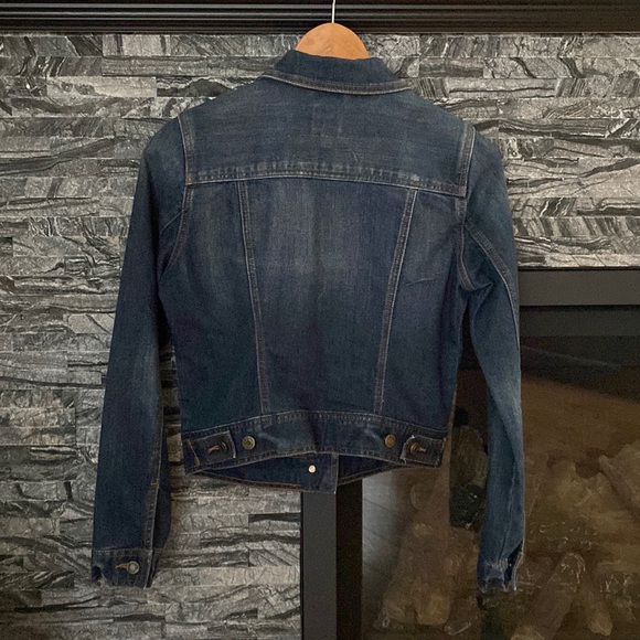 Gap Jean Jacket, Women’s Classic Fit XS, Dark Blue - Picture 2 of 13